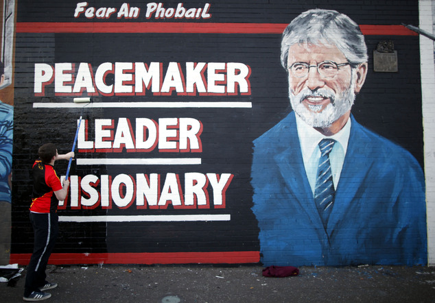 Britain Northern Ireland Gerry Adams Arrested